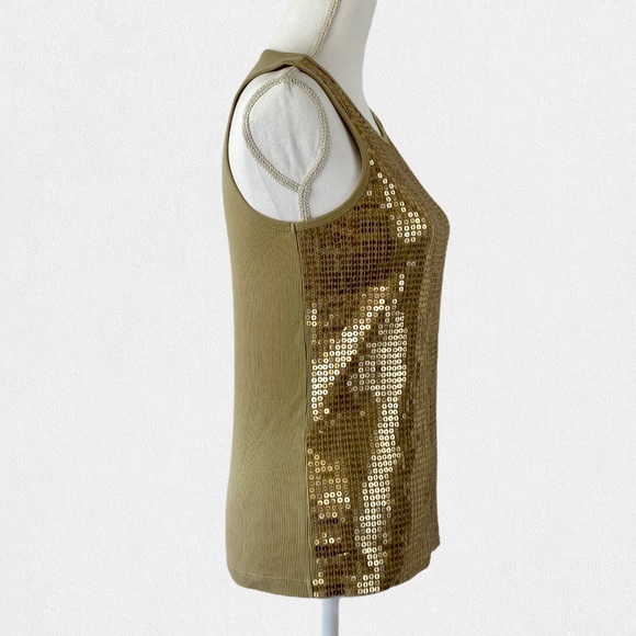 NWOT Michael Michael Kors Sleeveless Sequins Top - Picture 2 of 9